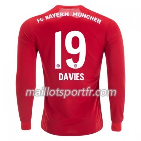 Maillot de Foot Bayern Munich Alphonso Davies 19 Domicile 2019/20 ML